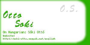otto soki business card