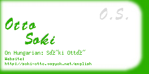 otto soki business card